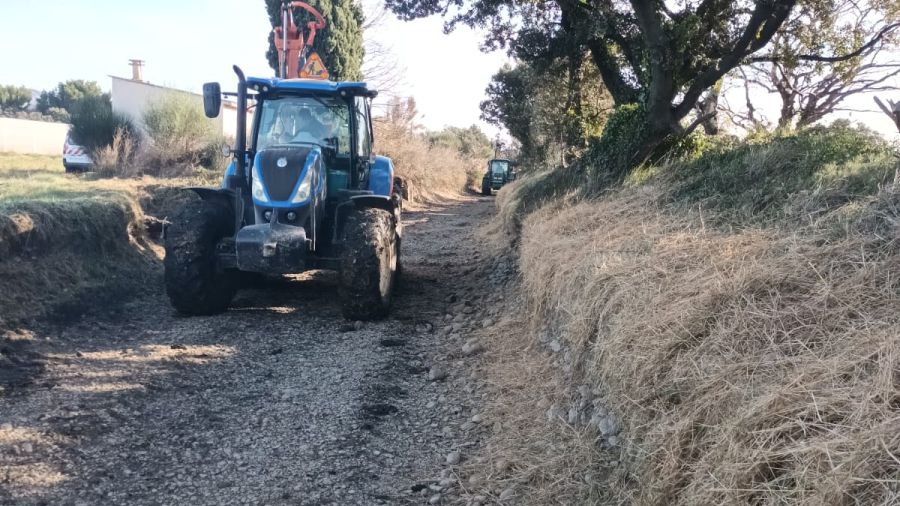 Entretien hivernal des réseaux d'irrigation