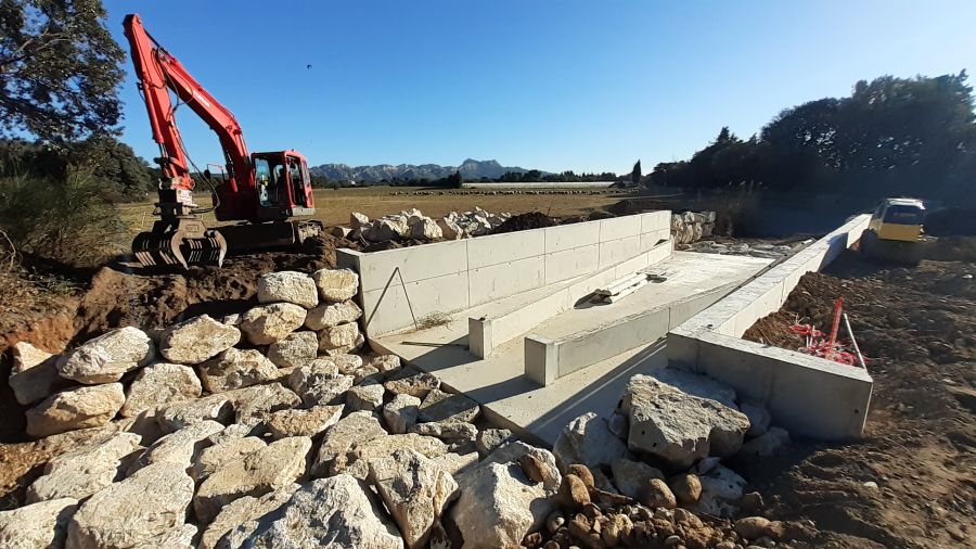 Travaux de modernisation et de régulation hydraulique du canal